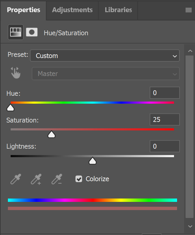 Customizable Photoshop tools for color grading