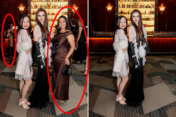 Remove unwanted people from group photos